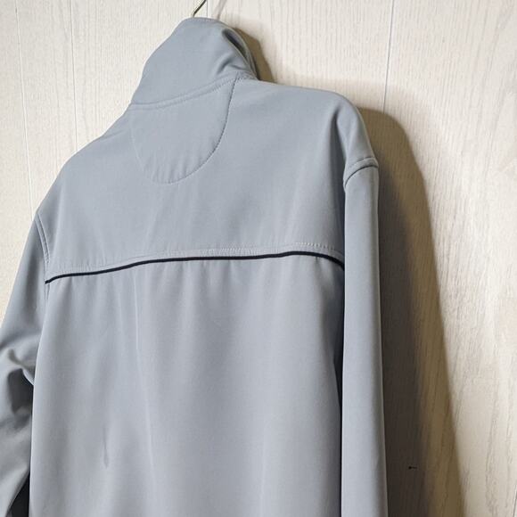 Fila light Greyzip front  stadium jacket sz Large - Picture 8 of 11